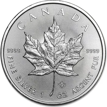 Royal Canadian Mint Stříbrná mince Canadian Maple Leaf 1 oz (2021)