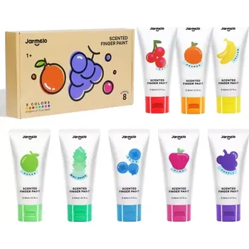 Vodová barva Jarmelo - Prstové barvy s vůní (8 ks)