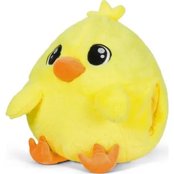 plyšák Cozy Noxxiez HW745 Kuřátko - hřejivý plyšový polštář 3 v 1