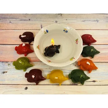 Svíčka Svíčka ze včelího vosku kapřík žluté Bez balení