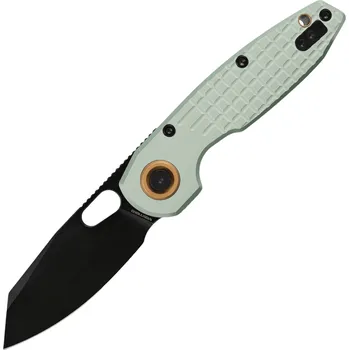 kapesní nůž Vosteed Ankylo 154CM Černý Stonewash Zelený Hliník A1907