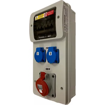 Rozvaděč RZP 66005.20100J zásuvková kombinace zapojená LG/S