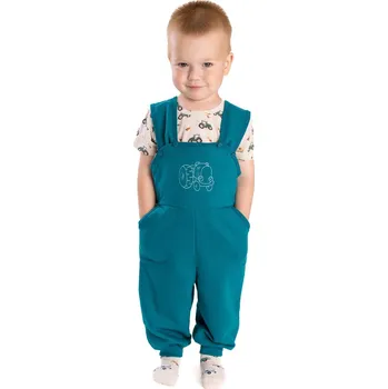 Dětská móda Betty Mode (ušito v ČR) Chlapecké laclové tepláky Betty mode vel. 80-92 petrolejové