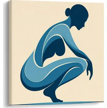 Obraz Dovido Obraz meditující silueta ženy