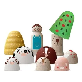Dřevěná hračka LONDJI - Dřevěná farma
