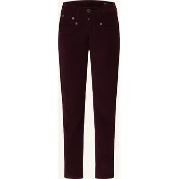 Herrlicher Dámské 7/8 Manšestrové Kalhoty Shyra, tmavě...