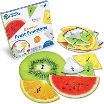 magnetka pro dítě Learning Resources - magnetické zlomky OVOCE