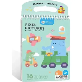 omalovánky Jarmelo - Pixel Art: Omalovánky Dopravní prostředky