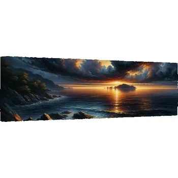 Obraz Dovido Obraz zlaté světlo na hladině