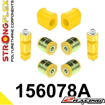 Silentblok nápravy Přední sada silentbloků nápravy Sport 156078A (Přední sada polyuretanové tvrdé tuningové lůžko silentbloků nápravy Sport)