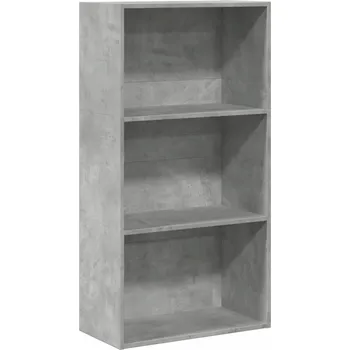 Knihovna Regál knihovna 60x30x114 cm šedý