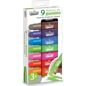 Créa Lign - Jumbo voskovky (9 ks)