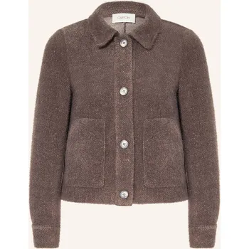 Cartoon Dámská Bunda Hranatého Střihu, hnědá, 42