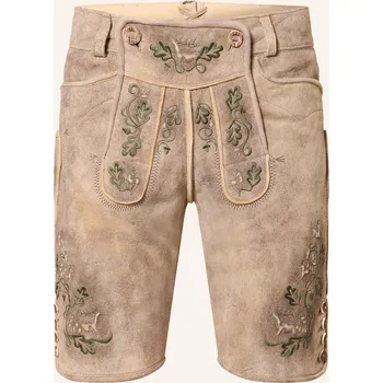 Pánské kalhoty Beckert Pánské Kožené Krojové Kalhoty Lustenau, režná, 56