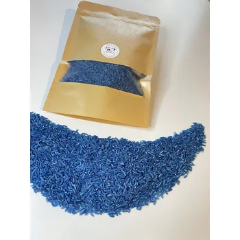 Rýže Senzorický materiál – barevná rýže MODRÁ