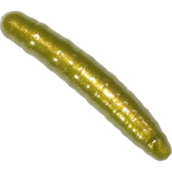 15ks - Gumová Nástraha Revol Baits Larva 35mm Sýr-Česnek Olivová Perleť