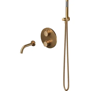 Sprchový set CERSANIT 3D Sprchová souprava Cersanit Zen, měď kartáčovaná, set B1004, S952-054 S952-054