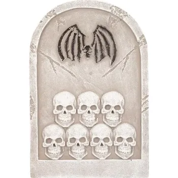 Party dekorace Halloweenská dekorace Náhrobek - Lebky 56 cm