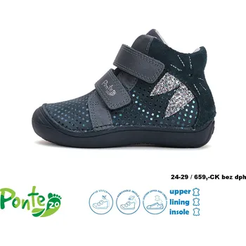 Dívčí polobotky Ponte Ponte se supinací DA06-5-2215M ROYAL BLUE DA06-5-2215MROYAL BLUE Velikost 26