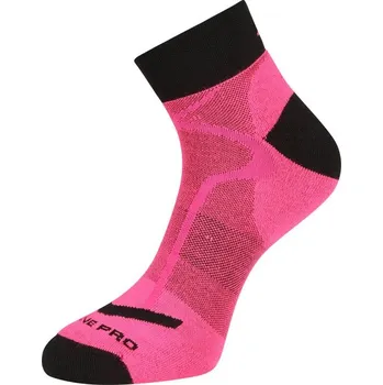Dámské ponožky ponožky ALPINE PRO GANGE sportovní kotníkové růžové
