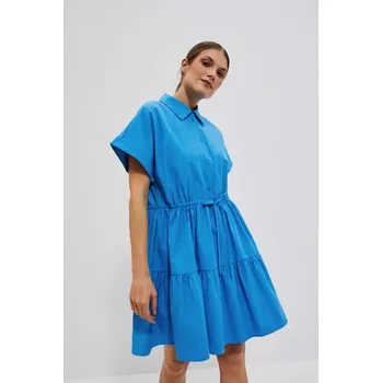 Dámské šaty DÁMSKÉ ŠATY L-SU-4048 SVĚŽÍ MODRÁ Moodo světle modrá 2277848