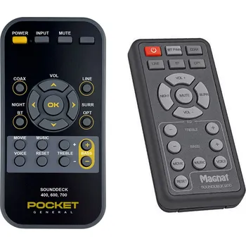 Dálkový ovladač MAGNAT Sounddeck 100, 400, 400 BTX, 600, 700 - dálkový ovladač duplikát