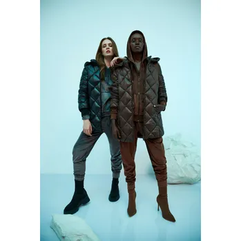 Prošívaná bunda Marisse černá | šedá | hnědá 2018330