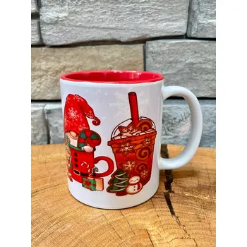 Keramický hrnek vánoční skřítci