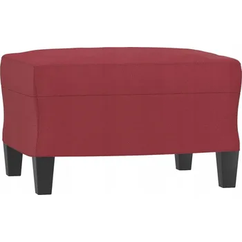 Taburet Podnožka Vínová Červeň 60x50x41cm