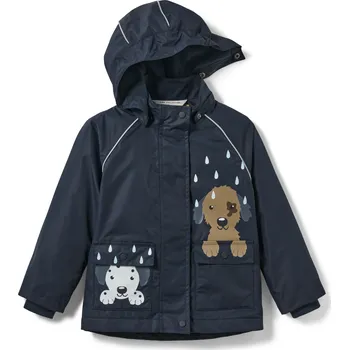 Pláštěnka 685983 - Tchibo - Dětská termobunda do deště - pro ženy - vel. 122/128 - barva: modrá