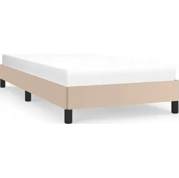 Postel Jednolůžková postel imitace dřeva 100x200 cappuccino