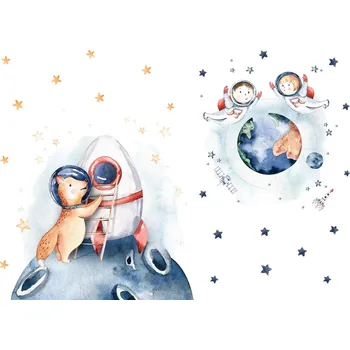 Fototapeta Postershop Fototapeta vliesová: Detská tapeta vesmír - 368x254 cm
