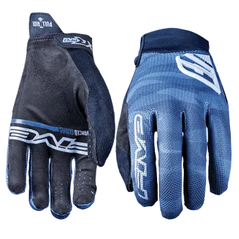 Cyklistické rukavice Five Gloves XR Pro Camo Blue Grey