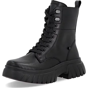 Dámská zimní obuv DÁMSKÉ KOTNÍKOVÉ BOTY RIEKER W1870-02 ČERNÁ Barva: Černá, Velikost: 38