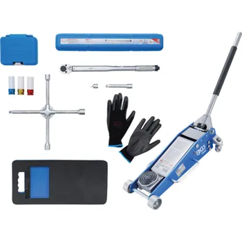 BGS Technic BGS 9681 Souprava pro výměnu kol s pojízdným zvedákem 2,5 t. Sada 10 dílů