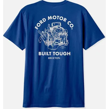 Pánské tričko BRIXTON triko - Ford Built Tough S/S Stt Ford Blue (FRDBL) velikost: XL