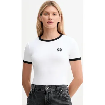 Dámské tričko Tričko Kenzo dámské, bílá barva, FF52TS1564SJ 00X, vel. S