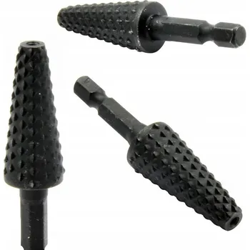 Vrták STOŽÁROVÝ OTVOROVACÍ FRÉZA/RAŠPLE NA DŘEVO 15MM