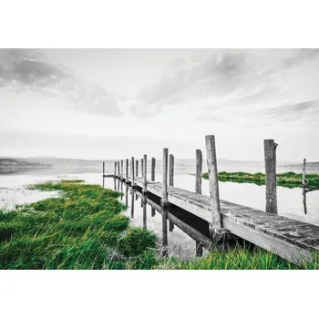 Fototapeta Postershop Fototapeta vliesová: Drevené molo (1) - 254x368 cm