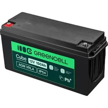 Článková baterie Green Cell AGM VRLA IP54 12V 150Ah baterie pro karavany, fotovoltaiku, solární panely a lodě AGM12V150AH-J