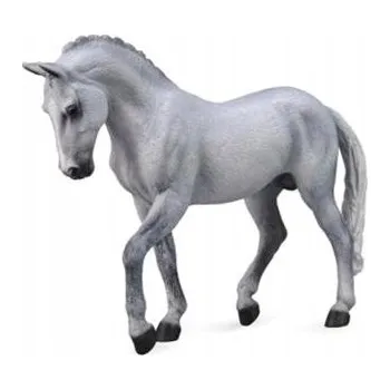 Figurka CollectA 88733 - Hřebec trakénského koně, šedý
