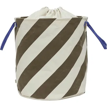 Úložný box OYOY, Úložný koš Sakki, hnědo-béžový - Formadore