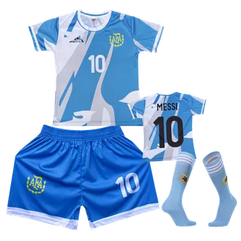 Fotbal Numberoplus Dětský fotbalový dres + fotbalové ponožky - Argentina AFAA Lionel Messi 10 Velikost: 9-let.(vel.128)