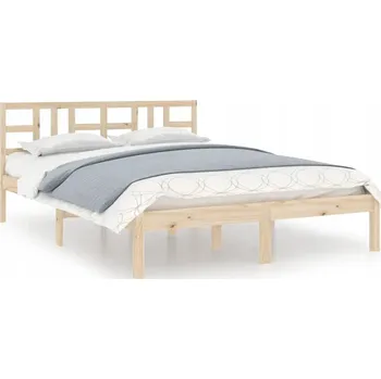 Postel Jednolůžková dřevěná postel 120x190 borovice