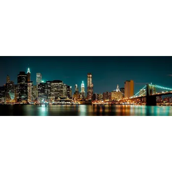 Fototapeta Postershop Fototapeta: N.Y. v noci - 624x219 cm