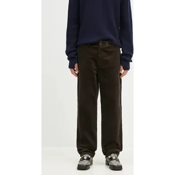 Pánské oblečení Manšestrové kalhoty Norse Projects Aros Regular Wide Wale Corduroy Chino N25.0407.2022 hnědá 89X, vel. 34