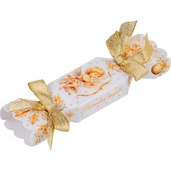 Vánoční dekorace Mýdlo 20g Anděl Zlatohlávek v krabičce, zlatá
