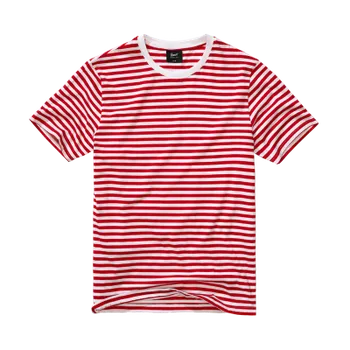 Pánské oblečení Tričko Jerseyshirt Stripe, Brandit, Červené, S