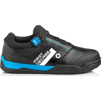 Pánské cyklistické tretry Boty na kolo First Degree F1 - black/cyan 41