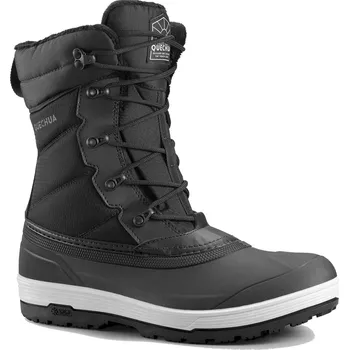 Pánské tenisky QUECHUA Pánské turistické hřejivé nepromokavé sněhule NH 500 41 ČERNÁ